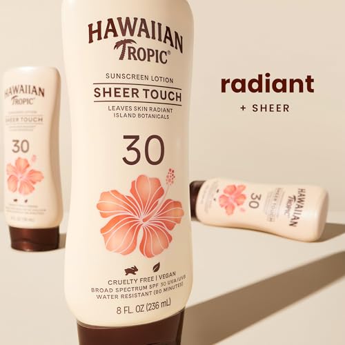 Hawaiian Tropic Sheer Touch Lotion, SPF 30, 2oz (Pack of 12)