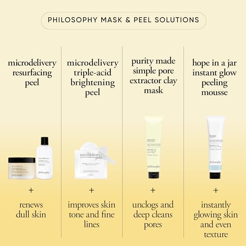 philosophy purity made simple pore extractor clay face mask - with purifying white kaolin clay, salicylic acid & natural exfoliants ? removes impurities and reduces the appearance of pores