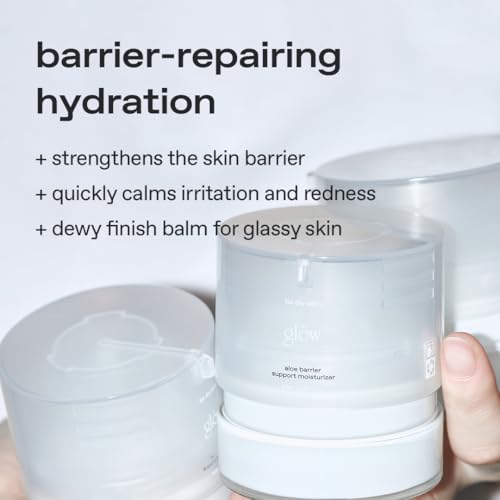 glow aloe barrier support moisturizer | soothing & hydrating | fortified with ceramide?np & niacinamide | enriched with aloe?vera leaf water | lightweight calm?complex texture | 1.69?fl?oz