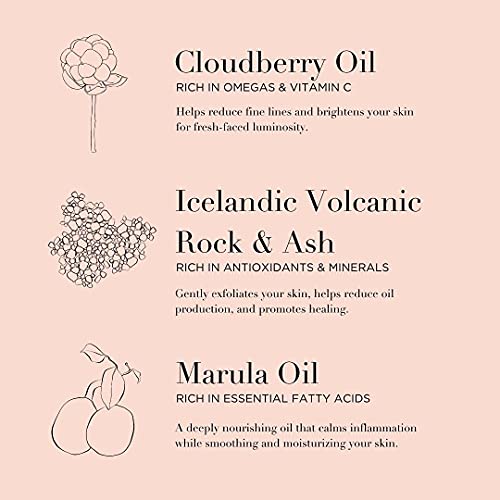 Averr Aglow Illuminating Essence Exfoliating Mask, Peel Dead Skin, Acne, Dark Pores Minimizer, Natural Solution Facial Mask Skin Care, Hydrating Face Treatment