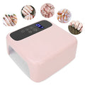 72W Nail Lamp Gel Nail Polish Dryer - Quick Drying LED Nail Art Tool with Intelligent Touch Activation, 10S/30S/60S/120S Modes, 15600mAh Battery, Scratch-Resistant and Easy to Clean
