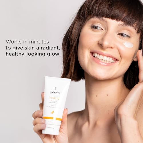 IMAGE Skincare, VITAL C Hydrating Enzyme Masque, Brightening Facial Mask with Vitamin C and Hyaluronic Acid, 2 oz