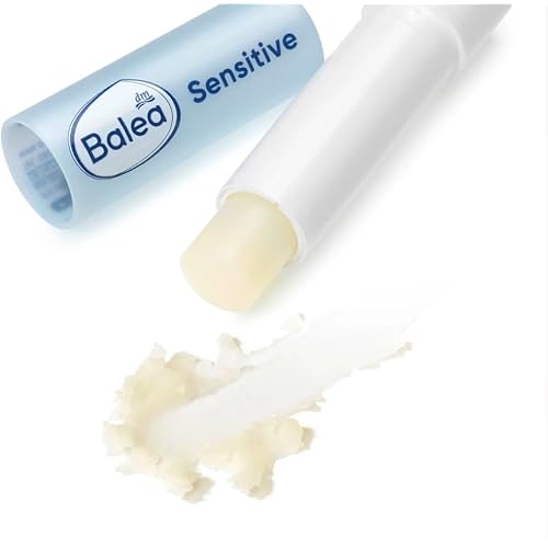 Balea Lip Care Sensitive, Moisturizing Lip Balm with Aloe Vera 9.6 g (pack of 2) - German product