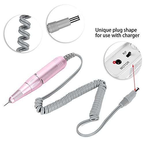 35000RPM Manicure Nail Drill Replacement, Professional Nail Drill Handpiece, Electric Nail Polishing Machine Grinder Nail Polishing Machine Handle Accessory