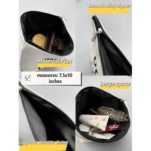 TSOTMO Manatee Bag Life Goes Fast Take It Slow Manatees Zipper Pouch Bag Gift for Sea Creature Lovers (Life Goes bag)