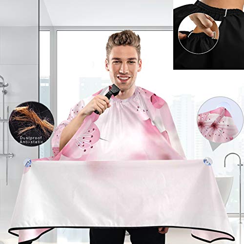 visesunny Professional Barber Cape Polyester Hair Cutting Salon Cape Apron Anti-Static Beard Bib Grooming Apron