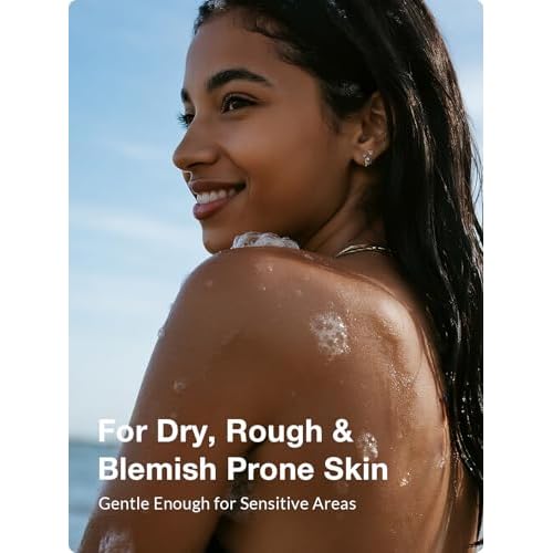 Kustie Grapefruit Jam Body Wash, Exfoliating Shower Gel with Strawberry Seeds, Grapefruit Extract & Squalane ? Refreshing, Brightening & Nourishing Cleanser for Dry & Sensitive Skin, 19.6 fl oz
