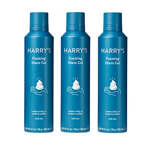 Harry's Razor Blades Refills + Shave Gel Bundle (10 Count)