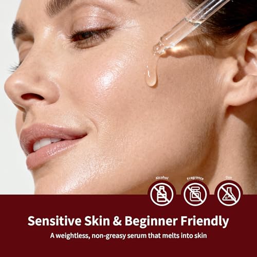Peeling Shot Glow Rice Exfoliant Ampoule, 5% Complext Acid Gentle Exfoliating Serum with Salicylic Acid, Brightening and Smoothing for Sensitive Skin