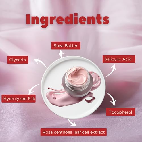 ECOCERT Certified Rose Blossom- Centifolia Rose Moisturizing Day Cream-50ml | Tested for Sensitive Skin | Luxurious, Hydrating, Soothing, Face Cream with Hydrolyzed Silk, Salicyclic Acid, Shea Butter