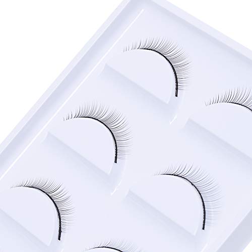25 Pairs Practice Lashes for Training Eyelash Extension Supplies Training Lashes Strip Eye Lashes Extension Kit for Beginner by FADLASH (5Packs)