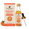 Upakarma Pure and 100% Natural Cold Pressed Sweet Almond Badam Rogan Oil)-100 ml (pack of 1)