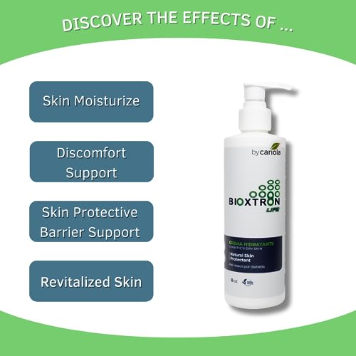 Bioxtron Life Moisturizing Cream for DB Dry Skin - Skin Moisturizing - Natural Skin Protectant - Support Tired Legs - Refreshes & Tones - Aloe Vera - Arnica Oil - Chamomile - 8 oz