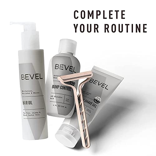 Bevel Essentials Disposable Safety Razors for Men, Double Edge Stainless Steel Blade Helps Prevent Nicks and Razor Bumps, Travel Essentials, 5 Count (Pack of 2)