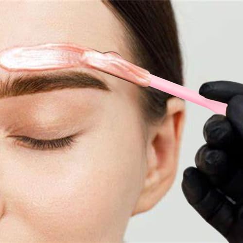 4Pcs Eyebrow Wax Sticks Silicone Wax Stick Non-Stick Small Wax Sticks Eyebrow Waxing Sticks Wax Spatula Reusable Wax Sticks for Home Salon Body Use