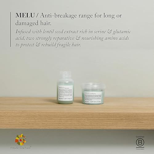 Davines MELU Shampoo, Anti-Breakage Cleansing For Long Or Damaged Hair