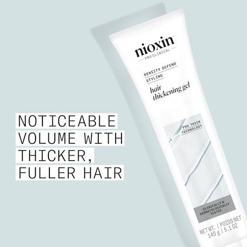 Nioxin Density Defend Hair Thickening Gel | For Volumizing and Fuller Hair| No Stickiness or Stiffness | 5.1 Fl Oz