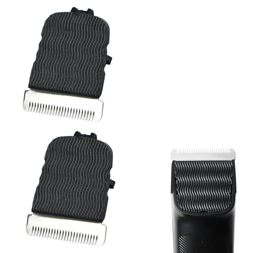 2 Pack Replacement Blade Head for Manscapes Lawns Mowers Series 2.0 3.0 4.0, Hygienic Snap-In Groin Hair Trimmer Blades with Skin Protect Tech