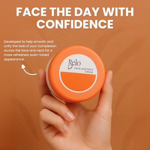 Belo Essentials Even Tone Face & Neck Cream ? Radiance Boosting Moisturizer for Smoother, Clearer-Looking Skin ? 50g x 3 Pack