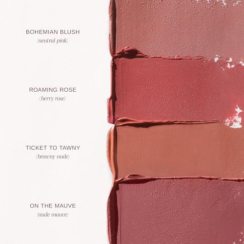 Wander Beauty Lipsetter Dual Cream Lipstick + Lip Liner - Ticket to Tawny - Ultra-Smooth, Hydrating Lipstick and Brown Nude Lip Liner with a Soft Matte Finish - Made with Squalane & Peptides (1 Count)