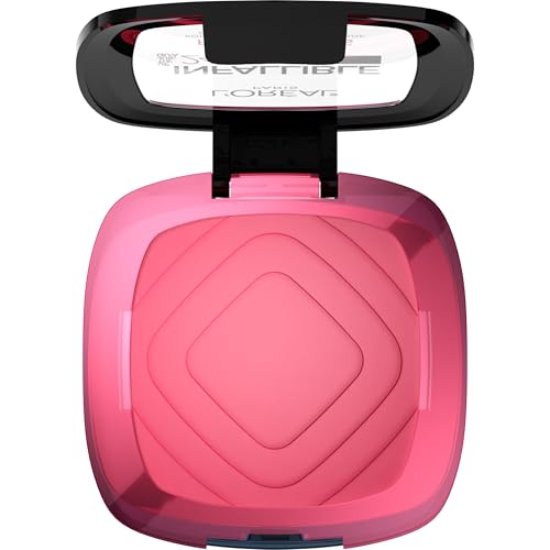 L'Oreal Paris Infallible Up to 24H Fresh Wear Soft Matte Blush, Blendable, Long-Lasting and Waterproof Cheek Make Up, Confident Pink 10, 0.31 Oz
