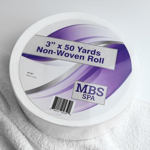 Non-Woven Waxing Roll 3" x 50 Yards for Hair Removal, Lint-Free, Full-Body Wax Roll