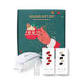 ohora Semi Cured Gel Nail Strip (2025 Christmas Gift Set (Limited Edition)) - Works with UV/LED Lamps, Salon-Quality, Long Lasting, Easy to Apply/Remove - Includes 2 Prep Pads, Nail File, Wooden Stick