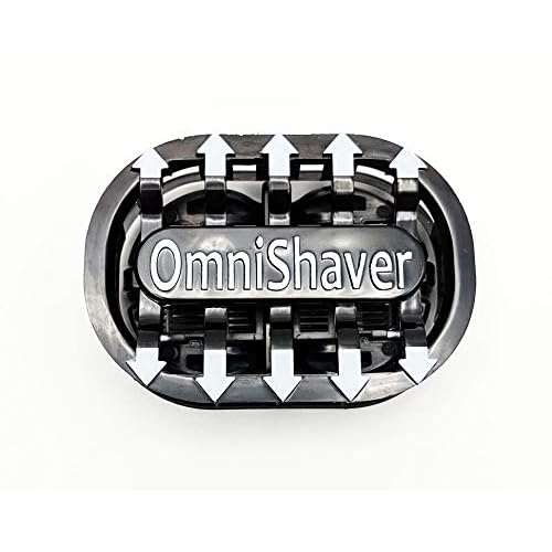 2X Classic Omnishaver - Black - The Fastest Way to Shave Head, Legs, Arms, Body | an Alternative to Disposable Shaving Razors Self Cleans & Strops During Use with Durable Blade | Bald Shaver for Men