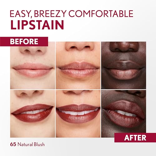 COVERGIRL Outlast Lipstain Bundle - 65 Natural Blush & 35 Canyon Shades, Vegan Formula