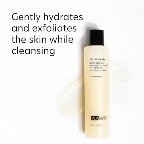 PCA SKIN Gentle Foaming Face Wash, Hydrating Facial Cleanser, Removes Makeup and Hydrates and Purifies Skin, Good for Sensitive, Combination, Normal, and Acne-Prone Skin, Gentle Face Wash