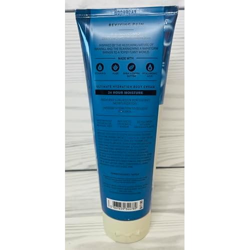 Bath & Body Works Reviving Rain Ultimate Hydration Body Cream 8 Ounces Pack of 2