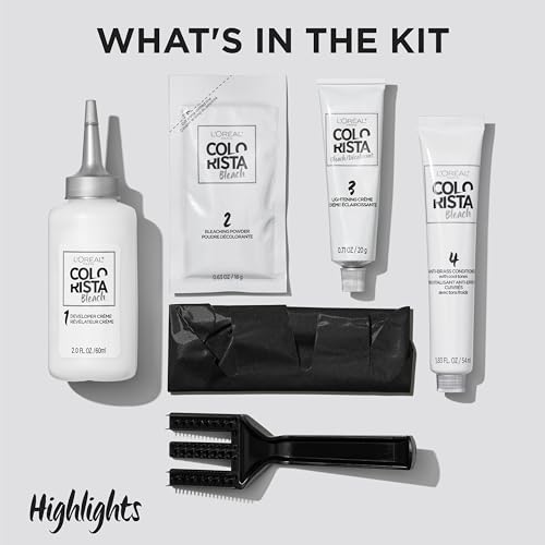 L¡¯Oreal Paris Colorista Hair Bleach, Highlights Hair Color Kit, 1 Hair Bleach Kit