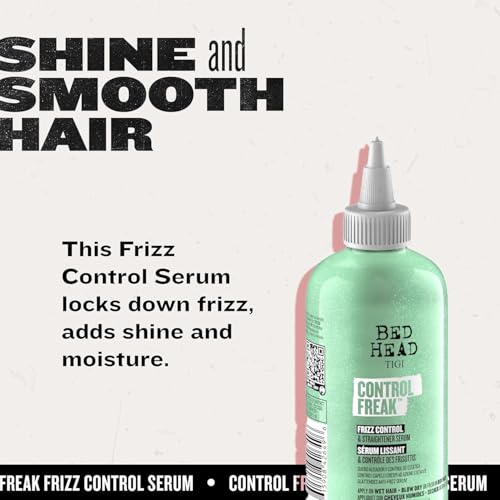 TIGI Hair Serum For Curly or Frizzy Hair Control Freak Hair Care and Straightener 8.62 fl oz