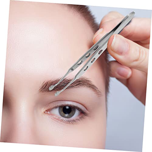 Eyelid Tweezers for Meibomian Gland Massage Stainless Steel for Women Eyelid Compressor Forceps Beauty Tool for Dry Eyes Tip