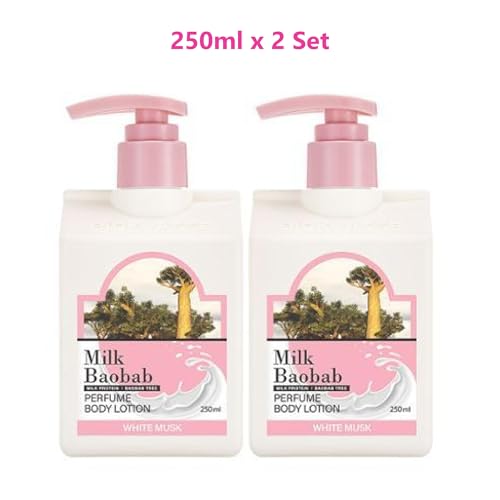 Milk Baobab Bangtan Boys JUNGKOOK Scented Body Lotion White Musk 250ml x 2 pack