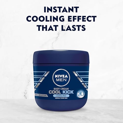 Nivea Men Cool Kick Body Cream - 13.5 Fl Oz / 400 mL