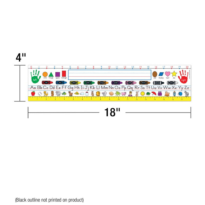 Classroom Name Plates for Desks - 36 Pack Student Organization & Learning Tools
