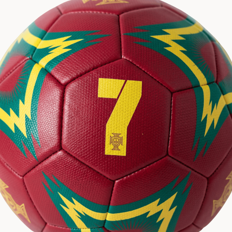 Official Licensed Portugal Soccer Ball Size 4 - Maroon Gold Green, Icon Sports No. 7 (Variation: 4)