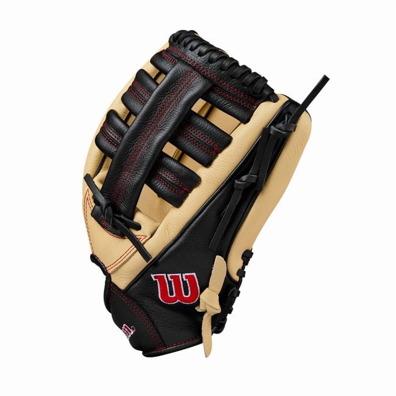 Youth 12.5-inch Baseball Glove for Outfield Play - Leather, Adjustable Fit