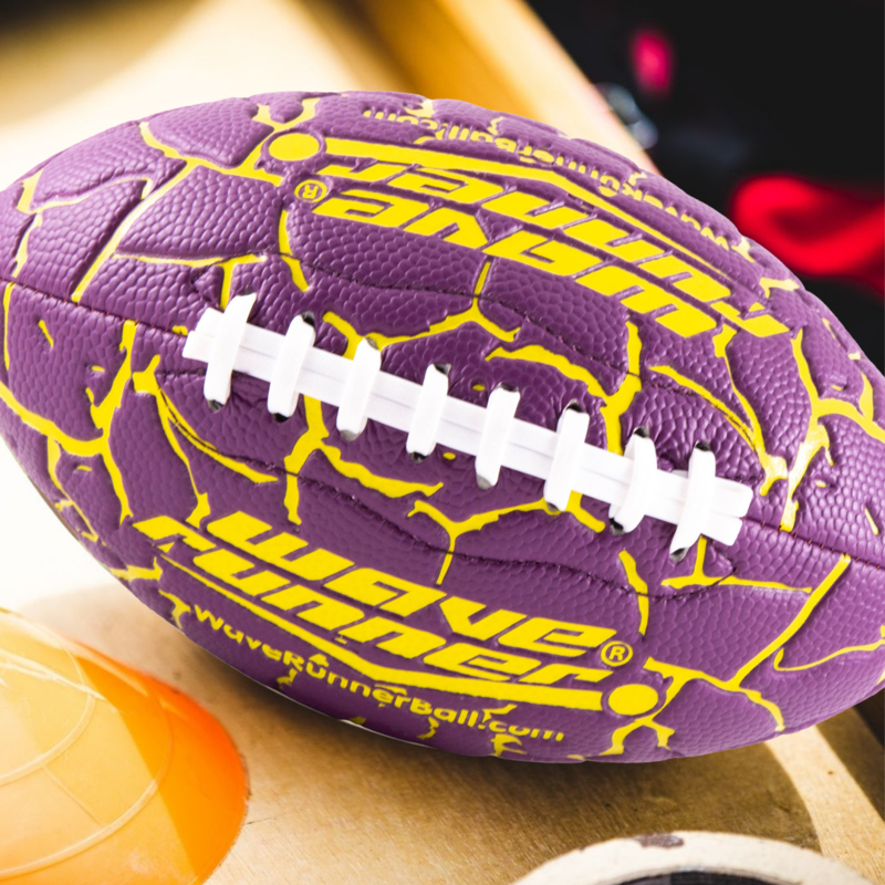Waterproof Junior Size Football with Double-Laced Grip for Beach Pool & Outdoor Play