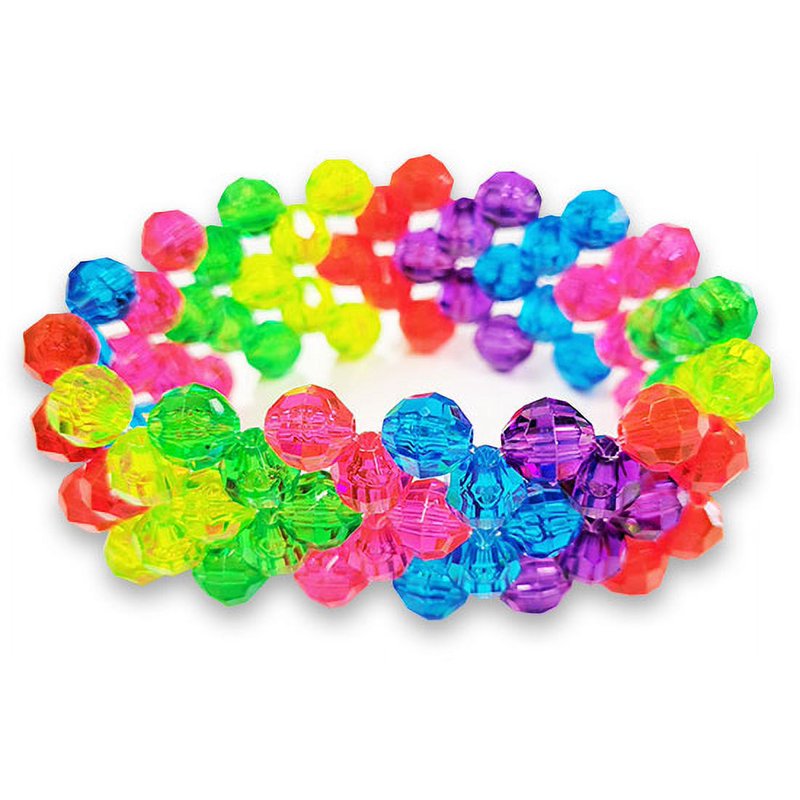 Children's Bead Set with 18 Compartments - Assorted Pony Beads for Crafting