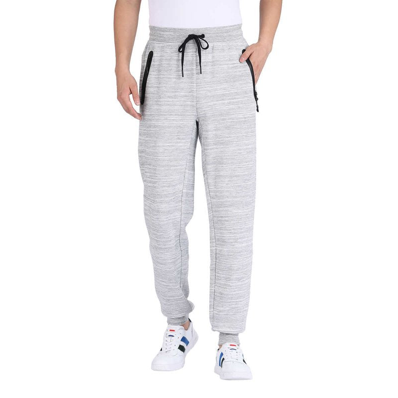 Men's Active Joggers with Zipper Pockets - Comfort Stretch Performance Pants