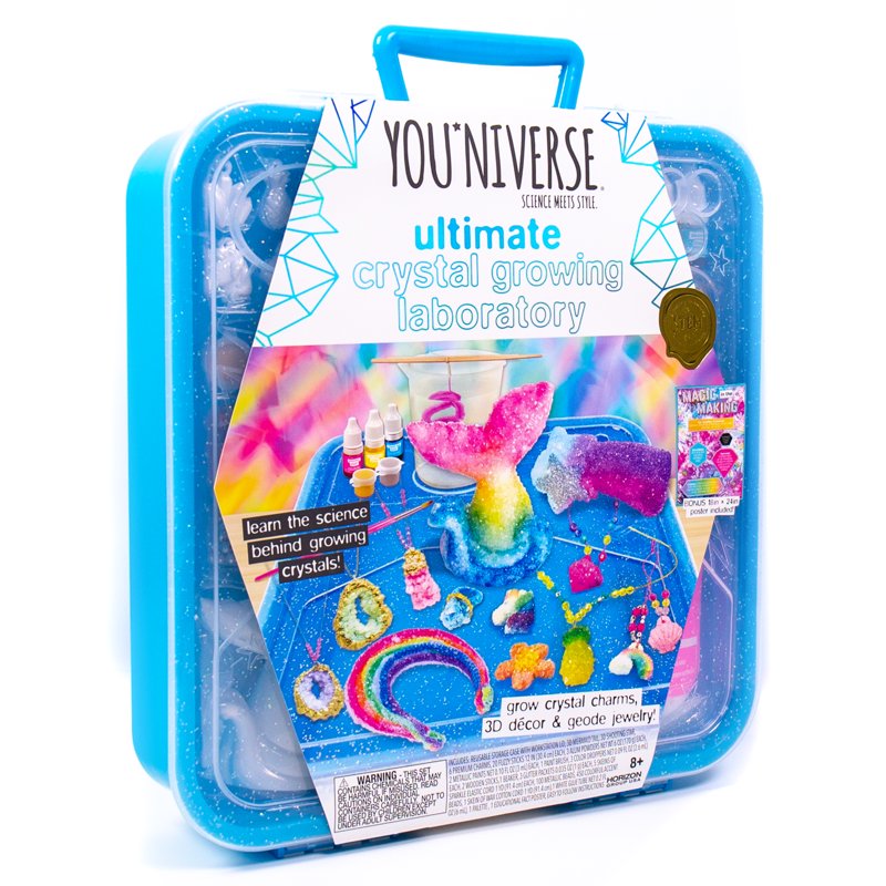 Kids Crystal Growing Science Kit for Ages 8+ | STEM Educational Gift