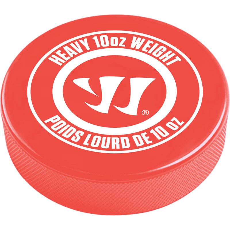 Heavyweight Training Hockey Puck - Red 10oz for Skill & Power Drills