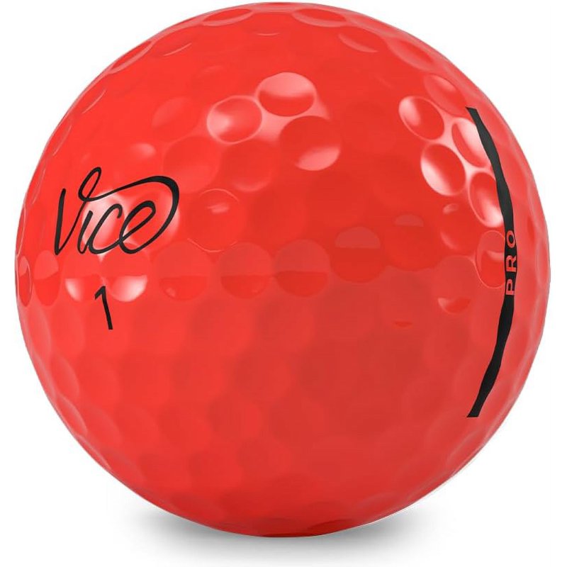 (2 Pack) Vice Pro Golf Balls Neon Red - 12pk, Variation: Neon Red, 2 Pack, 2026