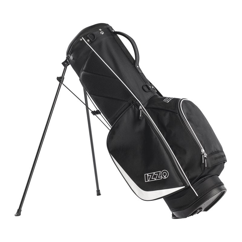 Izzo Ultra-Lite Stand Golf Bag - Black, 3.2 lb