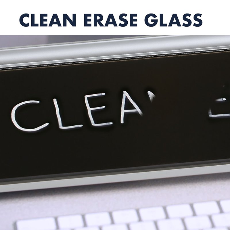 Dry Erase Desktop Pad - Glass Surface, Clutter-Free Workspace, Multiple Colors
