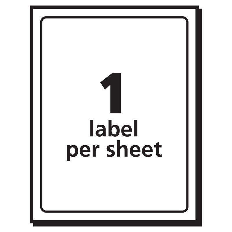 4x6 Shipping Labels with Permanent Adhesive, White, 120 Pack
