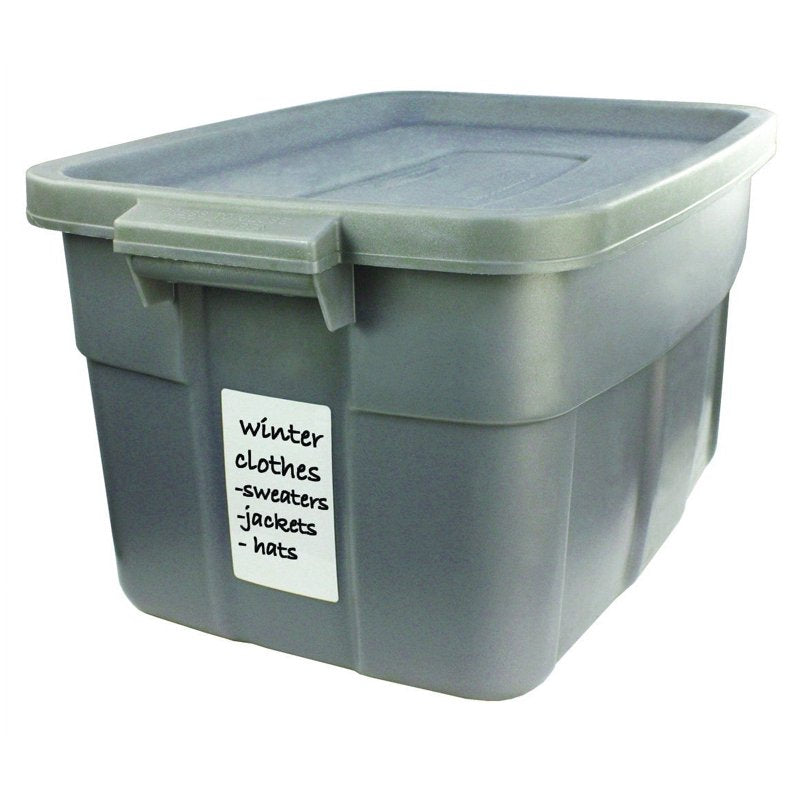 Erasable Storage Labels with Permanent Marker - 3x5 Inches, Pack of 10
