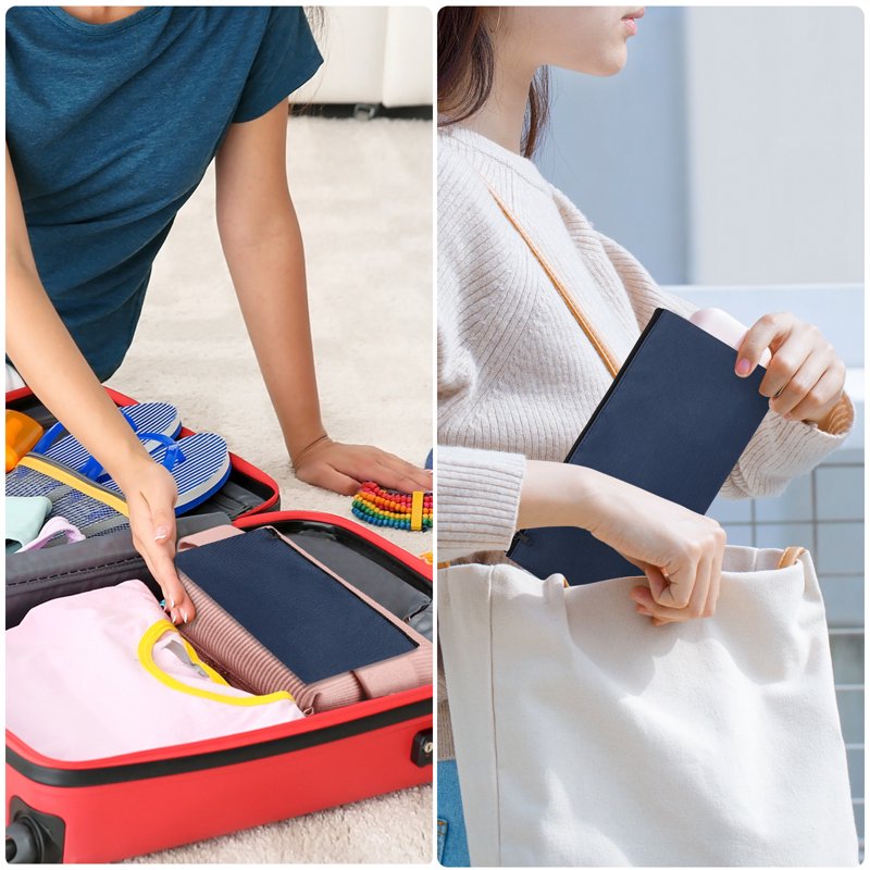 Waterproof Cash Deposit Bags Set 3 Pcs with Zipper Organizer for Business & Travel